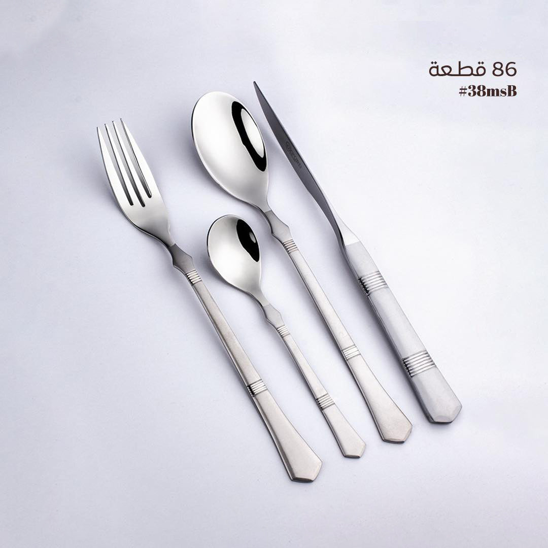 طقم معالق أكسفورد 86 قطعة - B-38-MS-MD