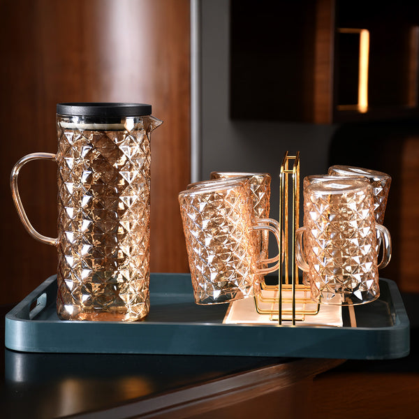 طقم شربات دبل جلاس 9ق - SSG091