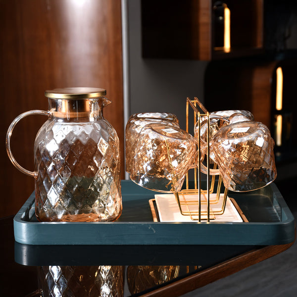 طقم شربات دبل جلاس 9ق -SSG086