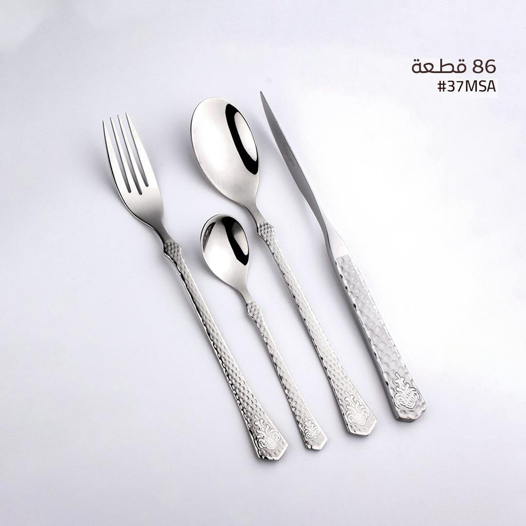 طقم معالق أكسفورد 86 قطعة - A-37-MS-MD
