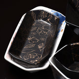 طقم عشاء 41 قطعة + طقم صواني هدية