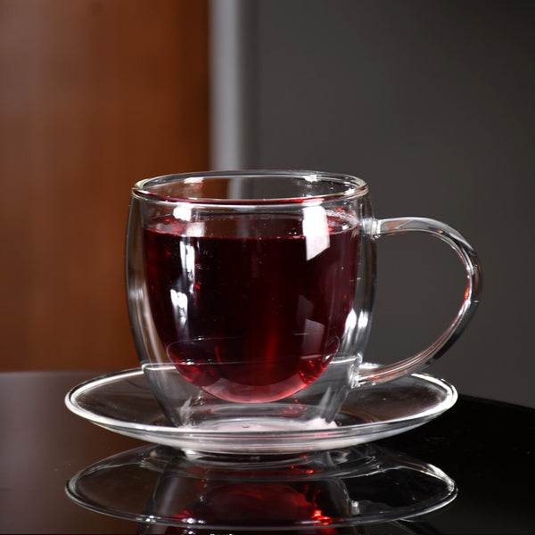 مج دبل جلاس 250مل بالطبق - SSG060