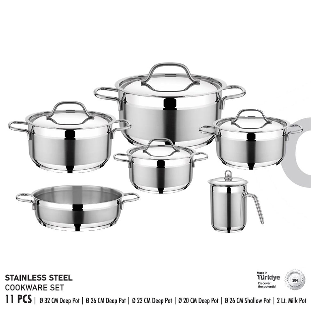 طقم حلل 11ق استانلس - Viola