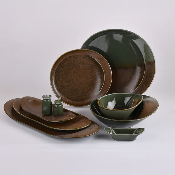 طقم عشاء 30ق فتحي محمود BROWN OLIVE
