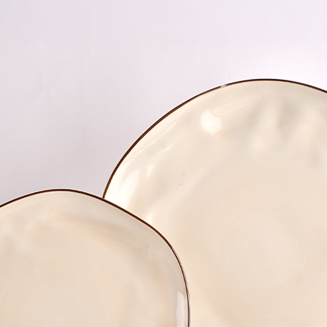طقم عشاء فتحي محمود 30ق - Organic Beige