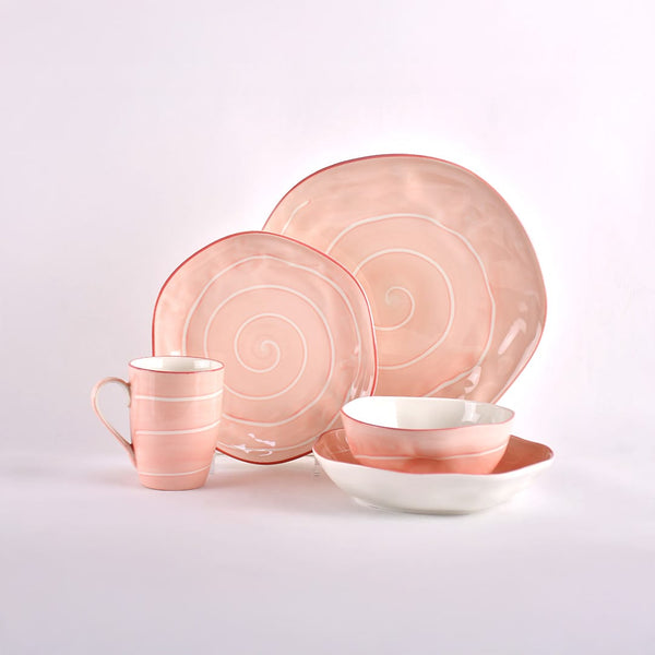 طقم عشاء فتحي محمود 30ق - Spiral Rose