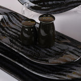 طقم عشاء 30ق فتحي محمود BLACK STRIPED