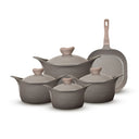 طقم حلل 9ق مدور نيوكلاين (4 حلل +جريل )