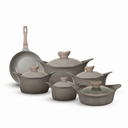 طقم حلل 11ق مدور نيوكلاين (4 حلل + صينية غطا بيركس + ووك)