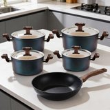 طقم حلل 9ق اكسفورد (4حلل+ووك)