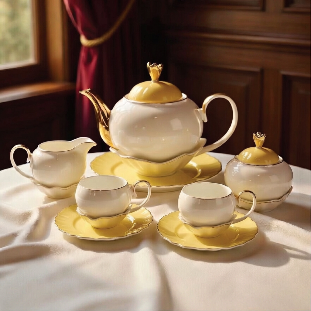 طقم شاي 24ق بورسلين - ZJ51