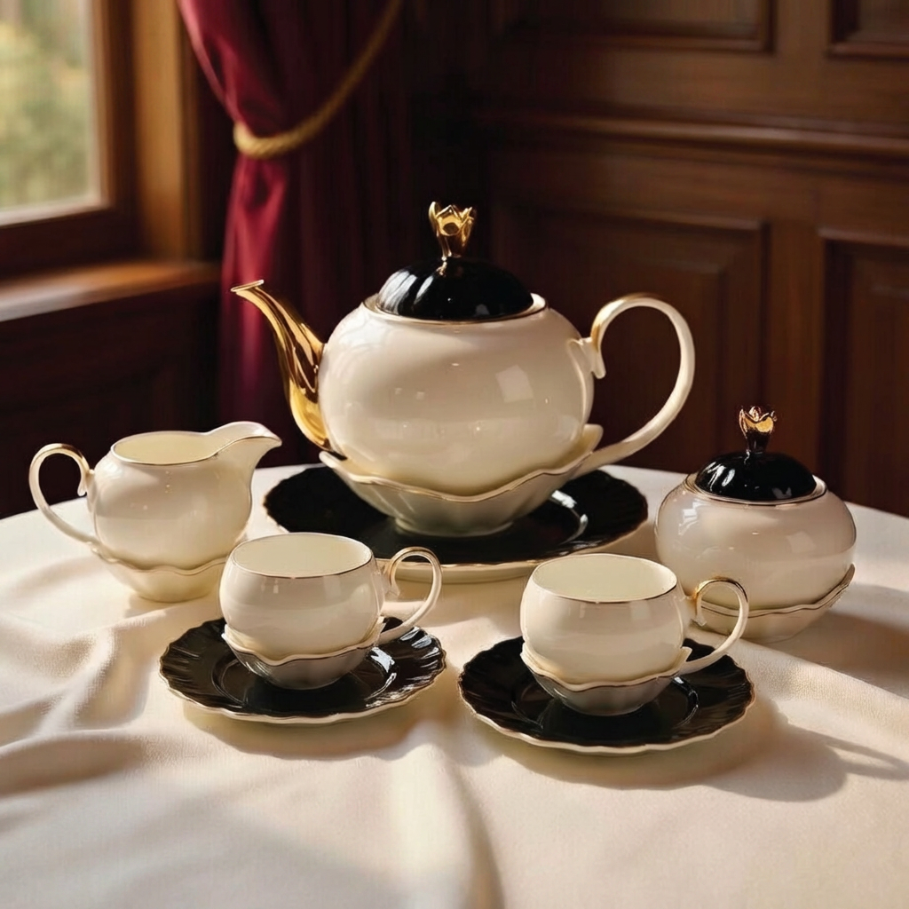 طقم شاي 24ق بورسلين - ZJ53