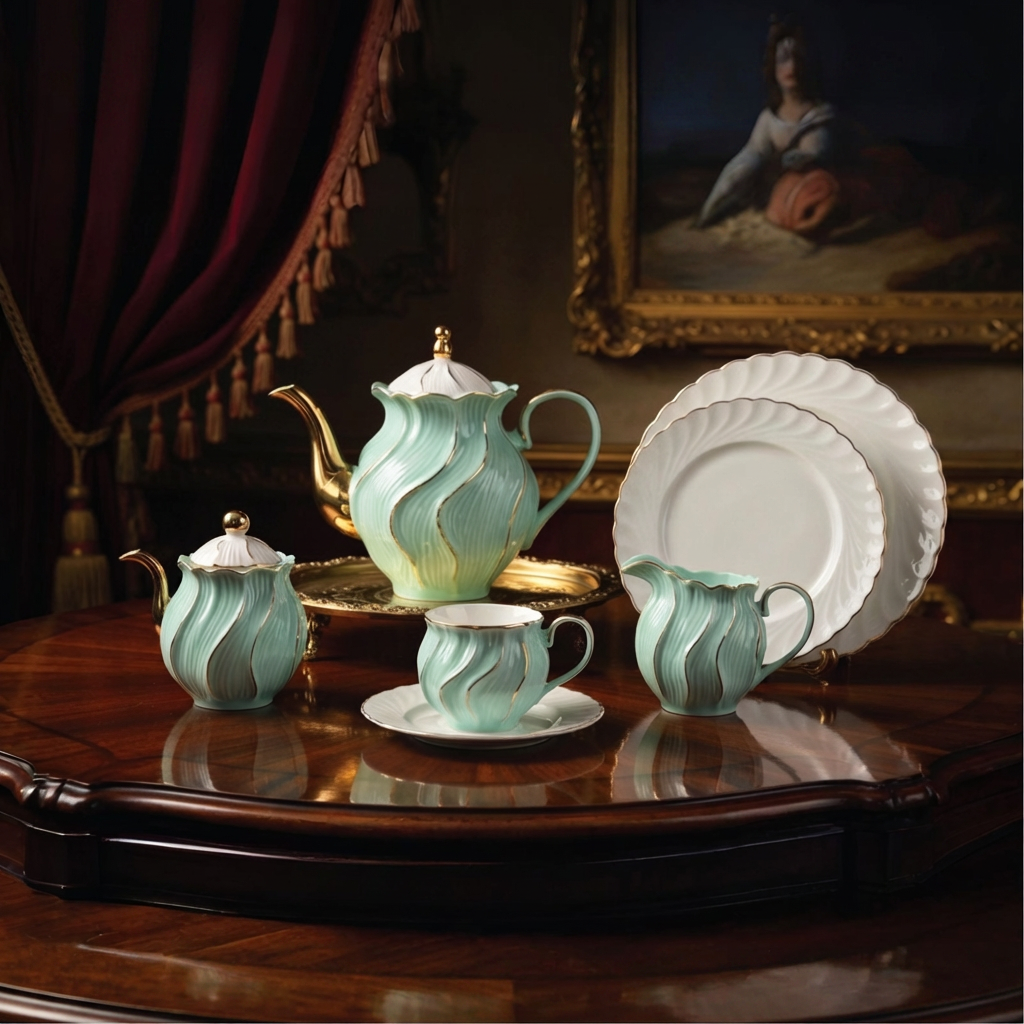 طقم شاي 24ق بورسلين - ZJ45