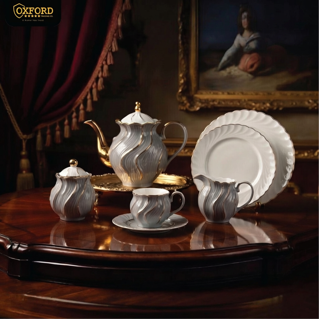 طقم شاي 24ق بورسلين - ZJ47