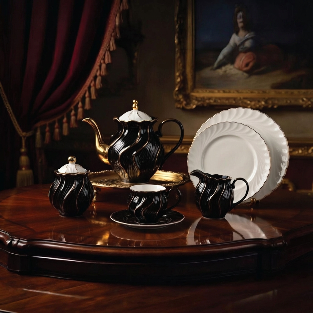 طقم شاي 24ق بورسلين - ZJ48