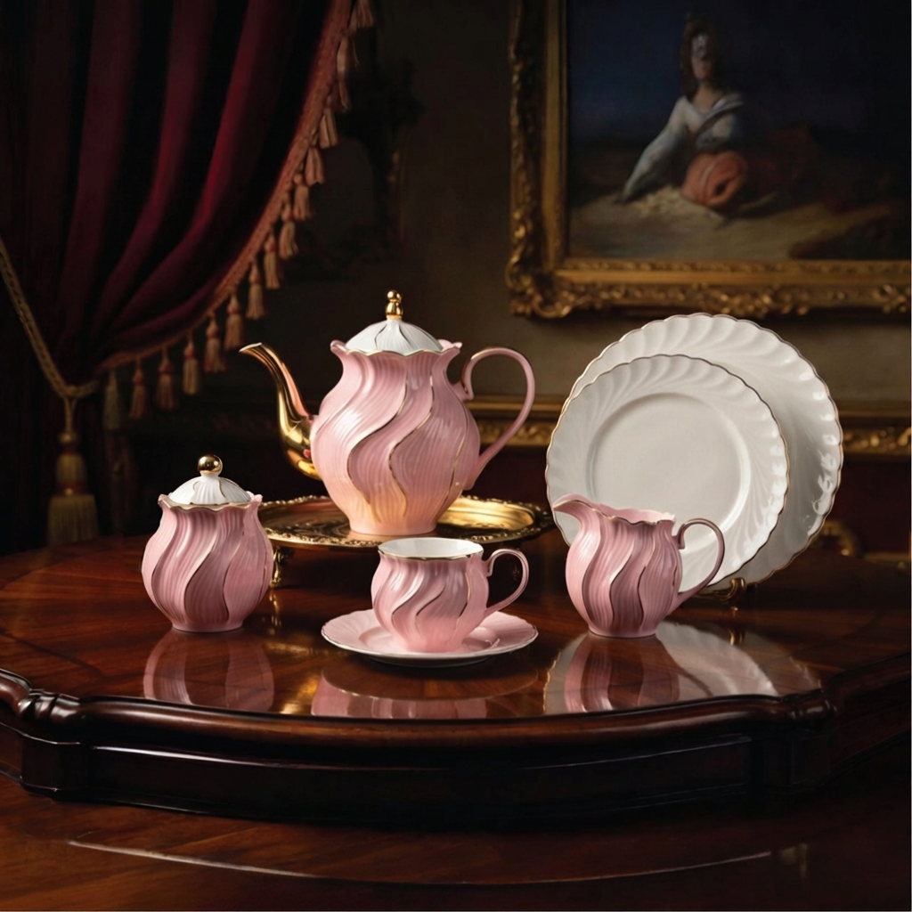 طقم شاي 24ق بورسلين - ZJ44