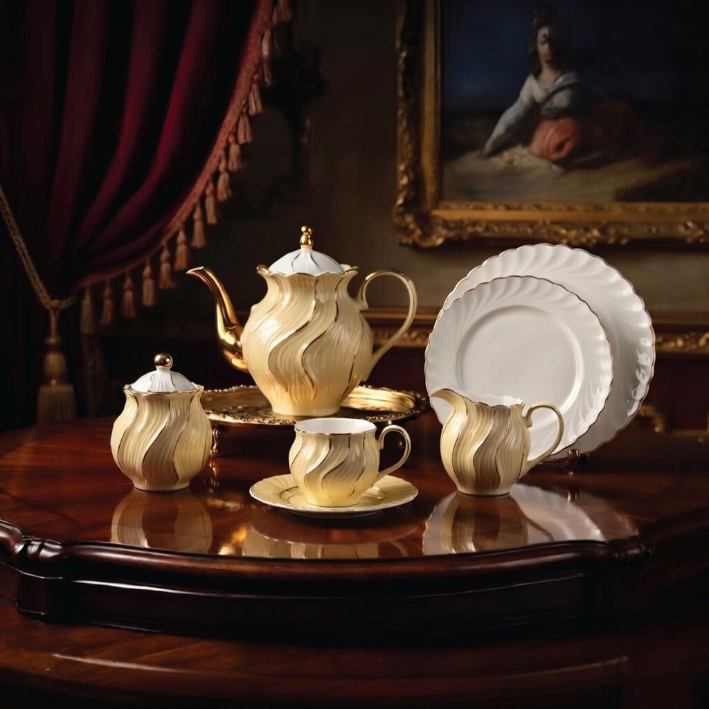 طقم شاي 24ق بورسلين - ZJ46